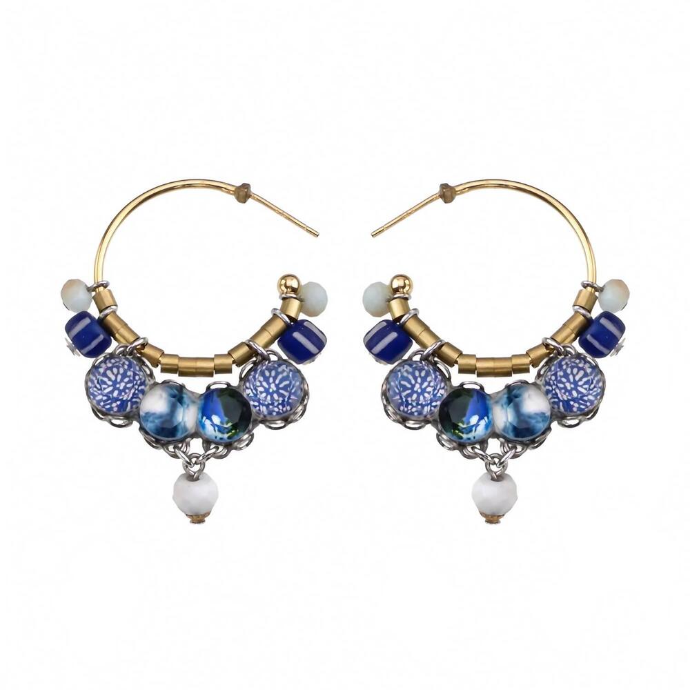 NEW AYALA BAR women's nieves earrings in fresh waters